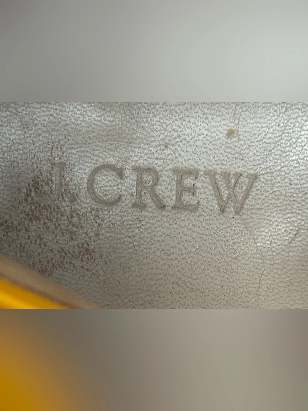 J. Crew Women’s Leather Penny Loafers in Mustard Yellow